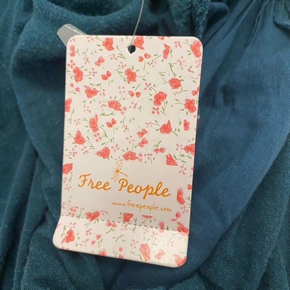 Free People dress NWT jade green-so cute! - Picture 2 of 6